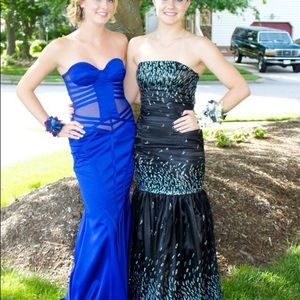 Royal blue Jovani formal gown - size 2